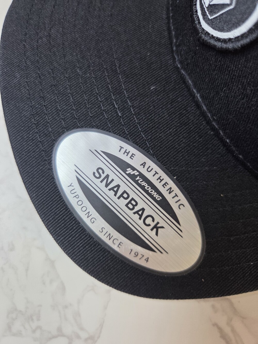 Volcom Black Logo Snapback Hat - Picture 5 of 9